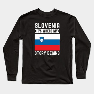 Slovenian Long Sleeve T-Shirt